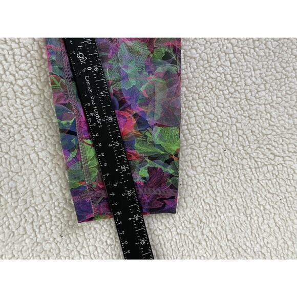 New Lululemon Wunder Train HR Tight 28" DICR Pink Purple Green Leggings Size 6 - Picture 10 of 13